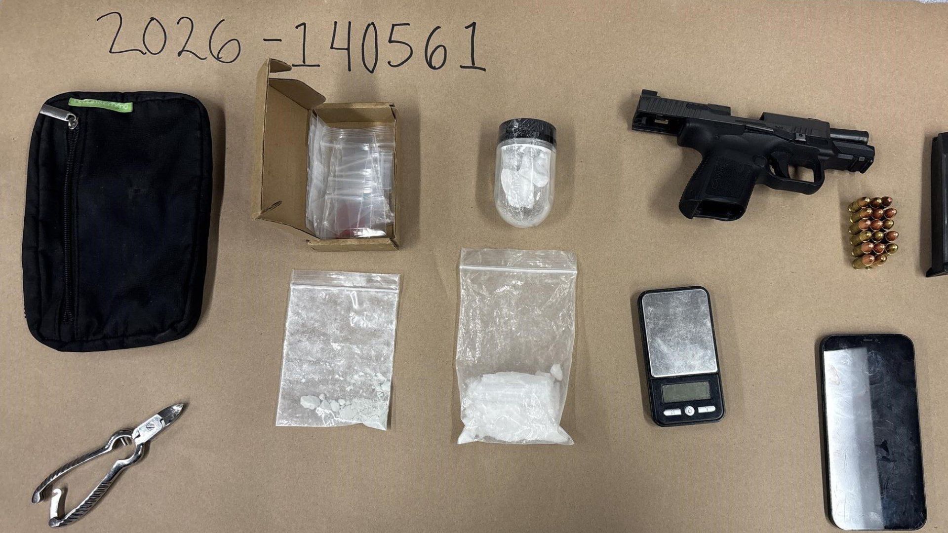 A routine traffic stop in South Seattle turned into a weapons and narcotics arrest after officers pulled over a motorcycle and later recovered a handgun, methamphetamine, fentanyl and drug equipment, according to Seattle police.